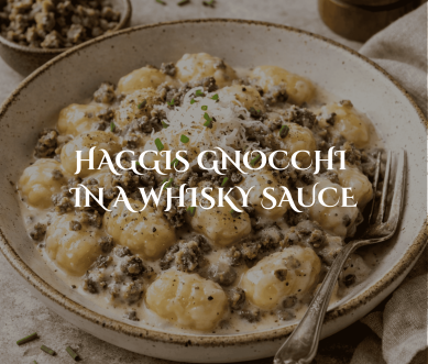 Haggis Gnocchi in a Whisky Sauce