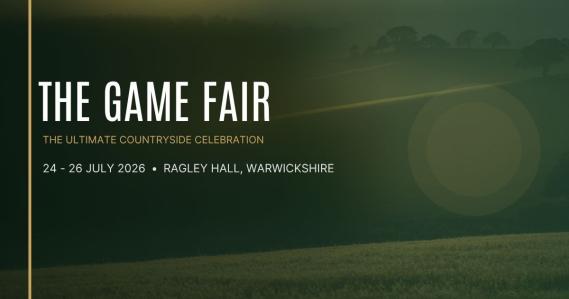 The Game Fair - We're Exhibiting - 24th July 