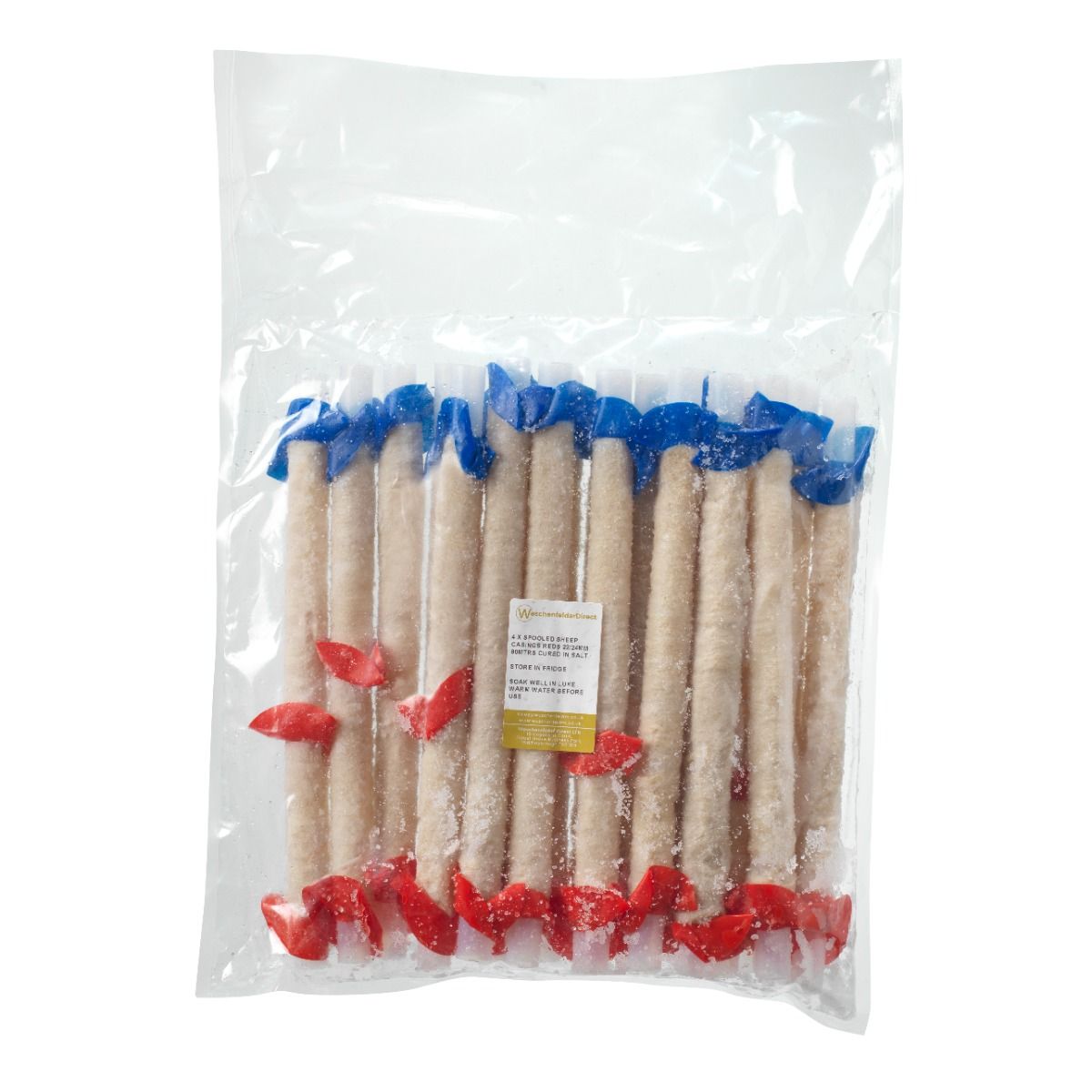Butcher Pack Red Tag Spooled Premium Sheep Casings 22/24mm (4 x