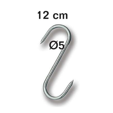 1 Box of 10 Meat Hooks by Fischer-Bargoin (12cm) (approx 4") 