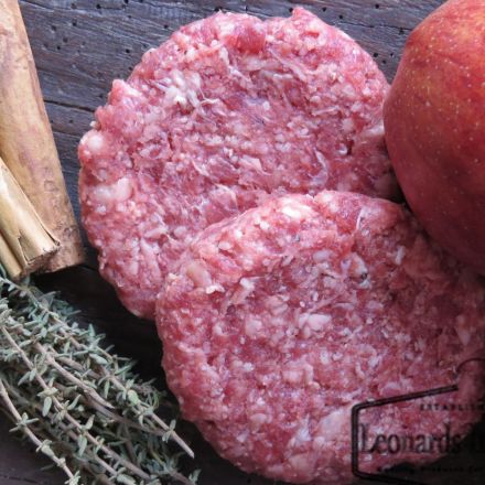 Leonards Gluten Free Pork & Apple Burger Mix (454g)
