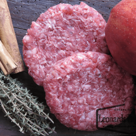 Leonards Pork & Apple Burger Mix (Trade Pack)