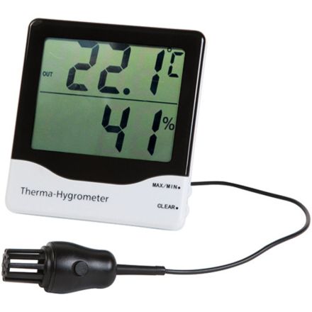 Therma-Hygrometer Humidity Monitor +/-3% 