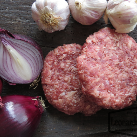 Leonards Beef & Red Onion Burger Mix (Trade Pack)