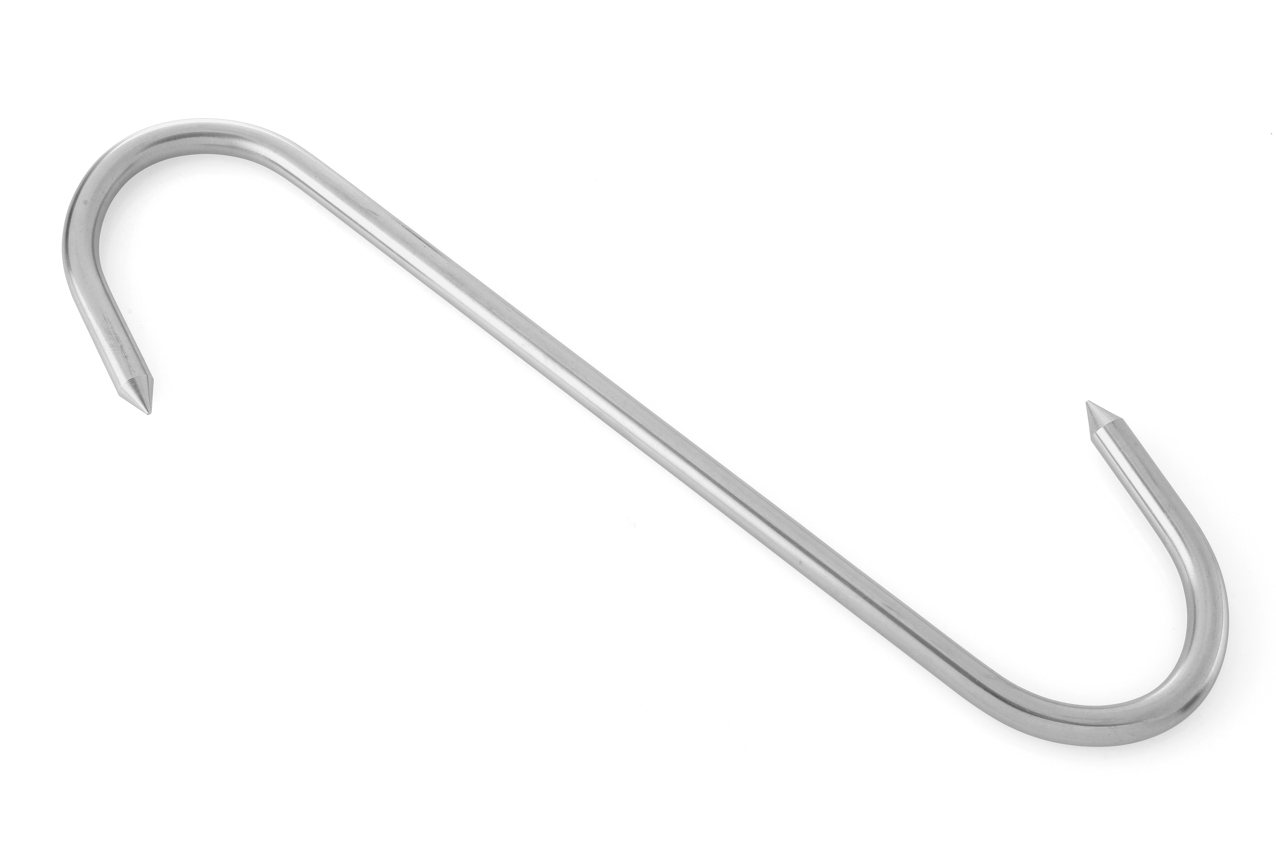 1 X Meat Hook Stainless Steel 12 X3/8ths Thick