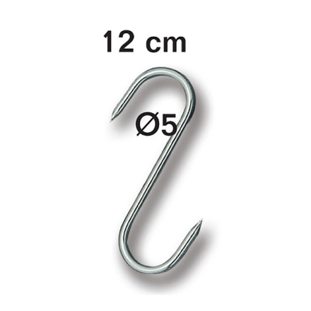 Fischer-Bargoin Meat Hooks 12cm (approx 4") (10pcs) 