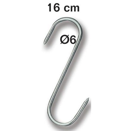 Fischer-Bargoin Meat Hooks 16cm (approx 6") (10pcs) 