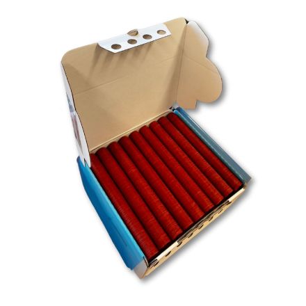 Viscofan NDX Red Saveloy Collagen Casings Caddy, 26mm