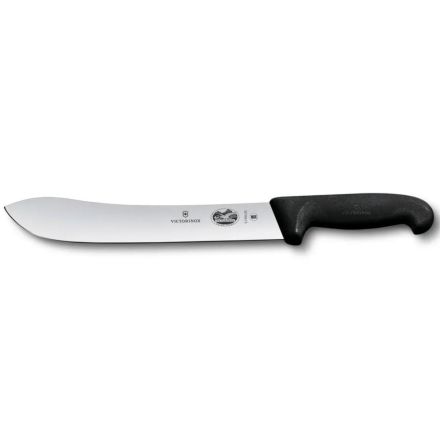 Victorinox Fibrox Butchers Steak Knife, Black, 25cm