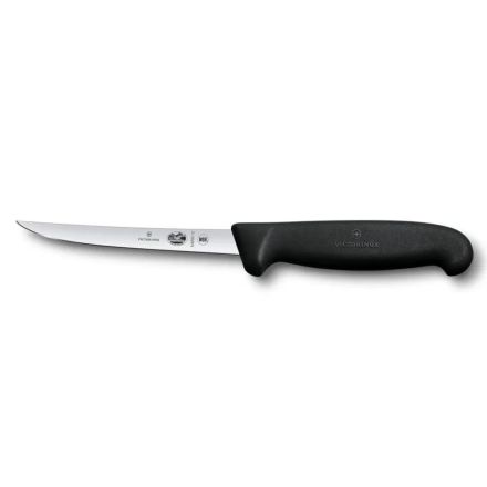 Victorinox Fibrox Extra Narrow Straight Boning Knife, Black, 12cm 