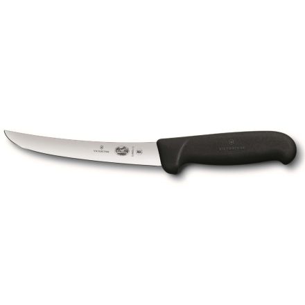 Victorinox Fibrox Curved Boning Knife, Black, 15cm