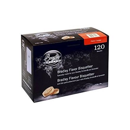 Bradley Cherry Flavour Wood Bisquettes (120 pack)