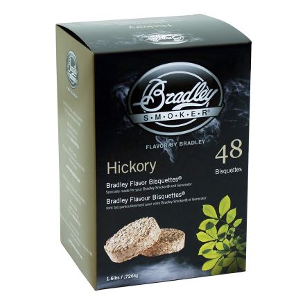 Bradley Hickory Flavour Wood Bisquettes (48 pack)