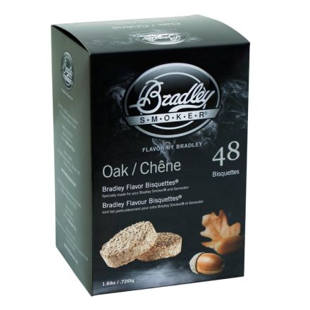 Bradley Oak Flavour Wood Bisquettes (48 pack)