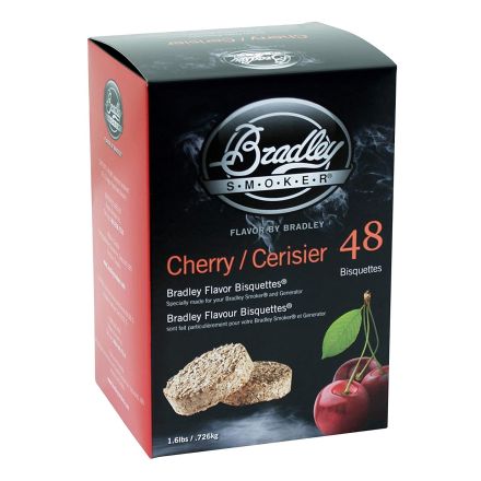 Bradley Cherry Flavour Wood Bisquettes (48 pack)
