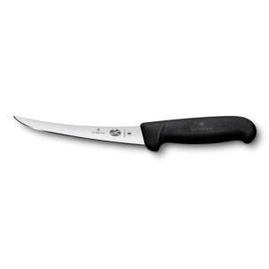 Victorinox Fibrox Curved Boning Knife, Black, 12cm