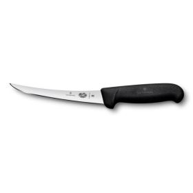 Victorinox Fibrox Curved Boning Knife, Black, 12cm