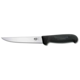 Victorinox Fibrox Straight Boning Knife, Black, 12cm