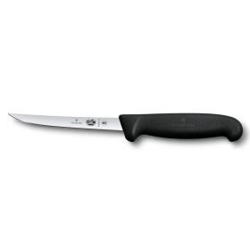 Victorinox Fibrox Extra Narrow Straight Boning Knife, Black, 12cm 